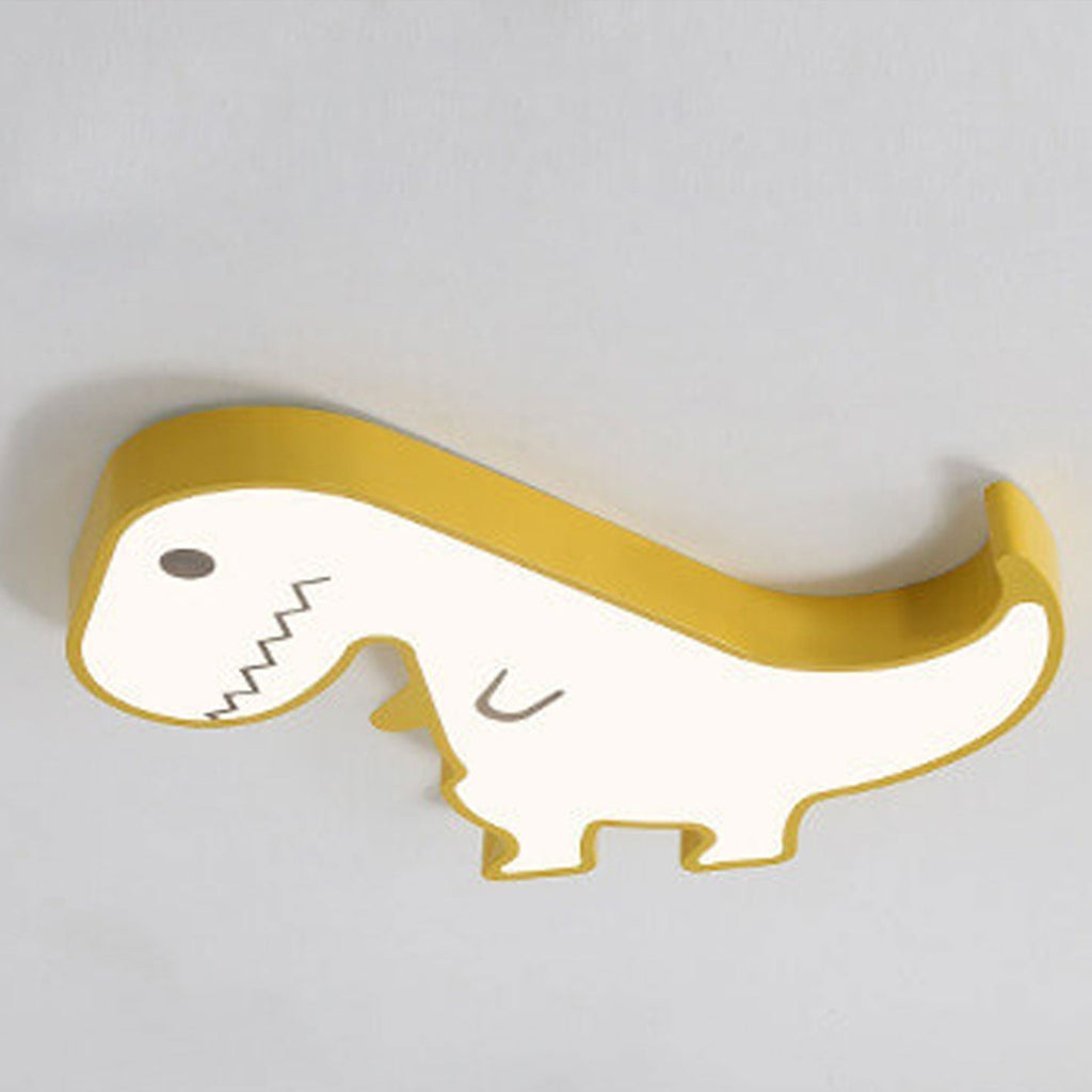 Lumendat Cartoon Creative Metal Dinosaur LED Flush Mount Ceiling Light Lumendat