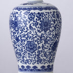 Traditional Chinese Ceramic Fabric Electroplated Antique Brass Finish Vase Cone 1-Light Table Lamp For Home Office Lumendat