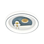 Lumendat Childlike Eye Protection Cartoon Space Villain LED Flush Mount Light Lumendat