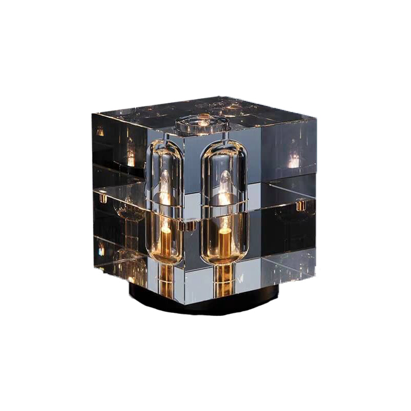 Modern Crystal Stereo Geometric Design 1-Light Table Lamp Lumendat