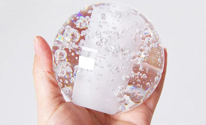 Modern Luxury Staircase Crystal Orb Ball Shade LED Loft Chandelier Lumendat