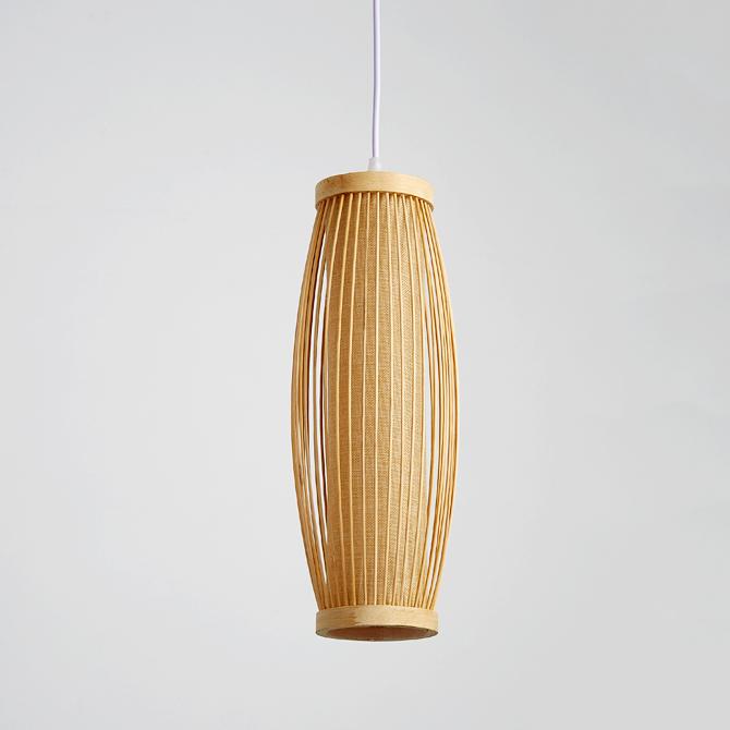 Creative Bamboo Weaving Lantern 1-light Pendant Light
