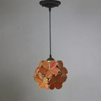 Vintage Stained Glass Petal 1-light Pendant Light Lumendat