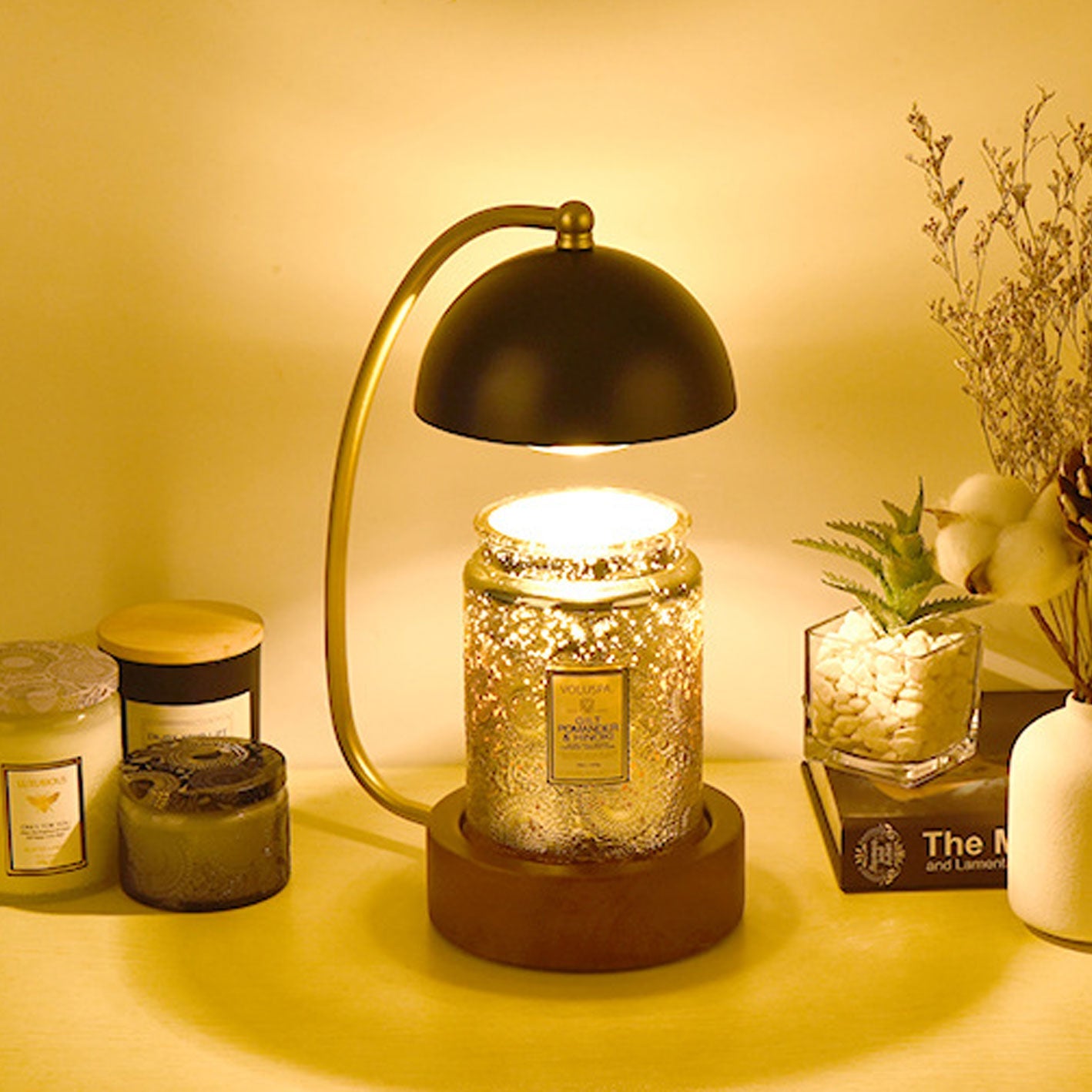 Japanese Creative Timing Dimming 1-Light Melting Wax Table Lamp Lumendat