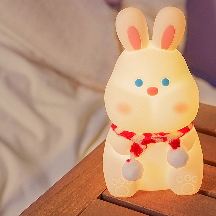 Lumendat Creative Cartoon Rabbit Silicone Pat USB LED Night Light Table Lamp Lumendat