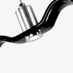 Contemporary Nordic Personality Wrought Iron Seagull LED Pendant Light for Living Room BulbSquare