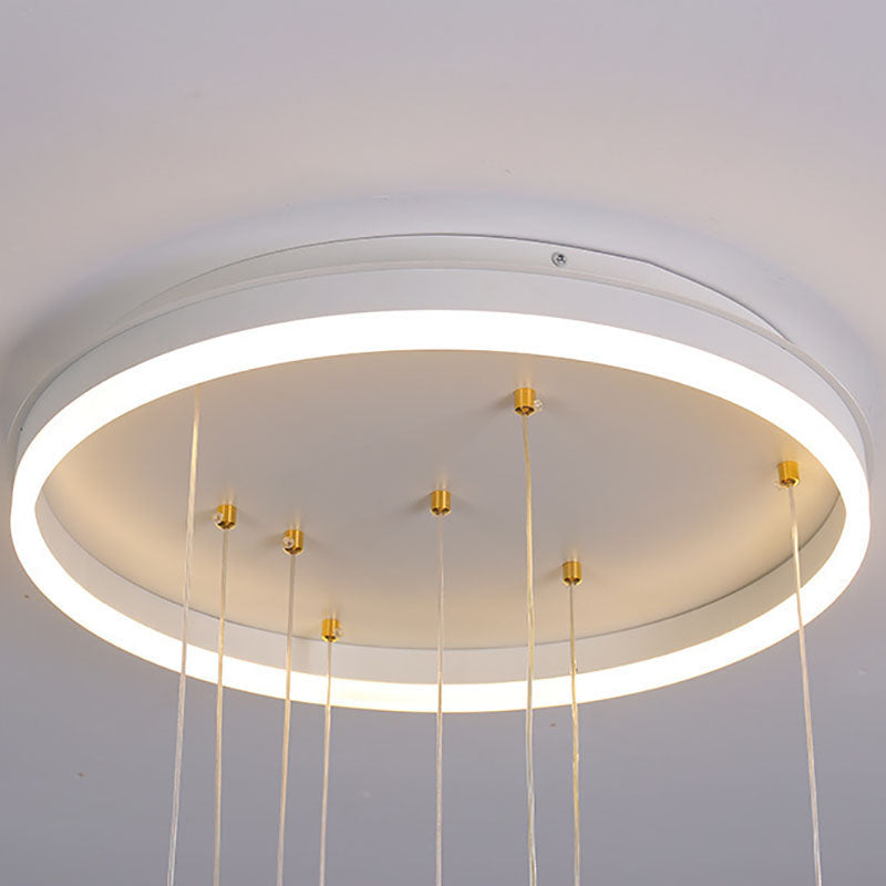 Lumendat Contemporary Scandinavian Space Planet Acrylic Glass Round Shade LED Kids Flush Mount Ceiling Light For Bedroom Lumendat