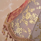 European Vintage Fabric Tassel Resin Court 1-Light Table Lamp Lumendat
