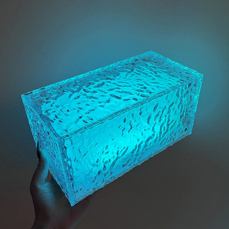 Creative Ice Cube Acrylic RGB LED Decorative Table Lamp Lumendat