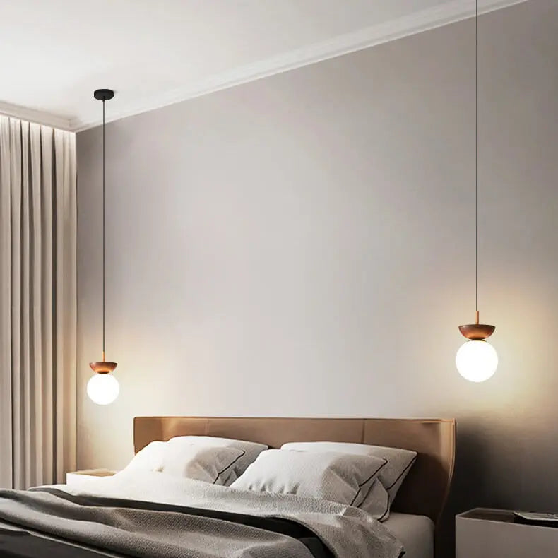 Modern Minimalist Glass Iron Orb 1-light Semi-flush Mount Light/pendant Light for Living Room Lumendat