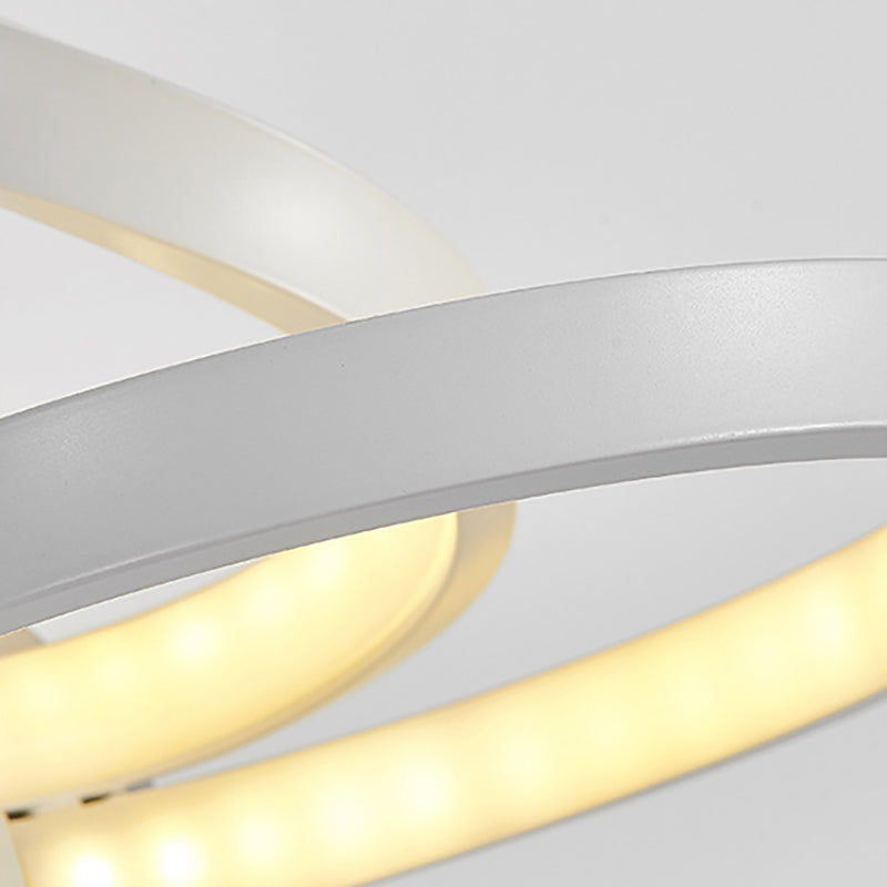 Contemporary Creative Bar Wave Aluminium Acrylic LED Wall Sconce Lamp For Living Room Lumendat
