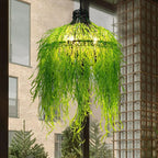 Creative Plant Vine 3-light Chandelier – Botanical Lobelia & Willow Designs modern luxury lighting fixture