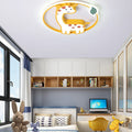 Cartoon Creative Giraffe Acrylic LED Flush Mount Ceiling Light