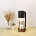 Japanese Minimalist Wood Timing Dimming 1-Light Melting Wax Table Lamp Lumendat