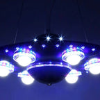 Creative Cartoon Ufo Flying Saucer LED Kids Chandelier Lumendat
