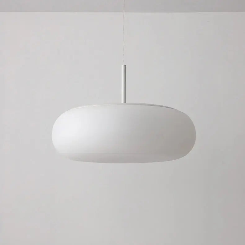 Modern Minimalist Oval Iron Pe LED Pendant Light for Living Room BulbSquare