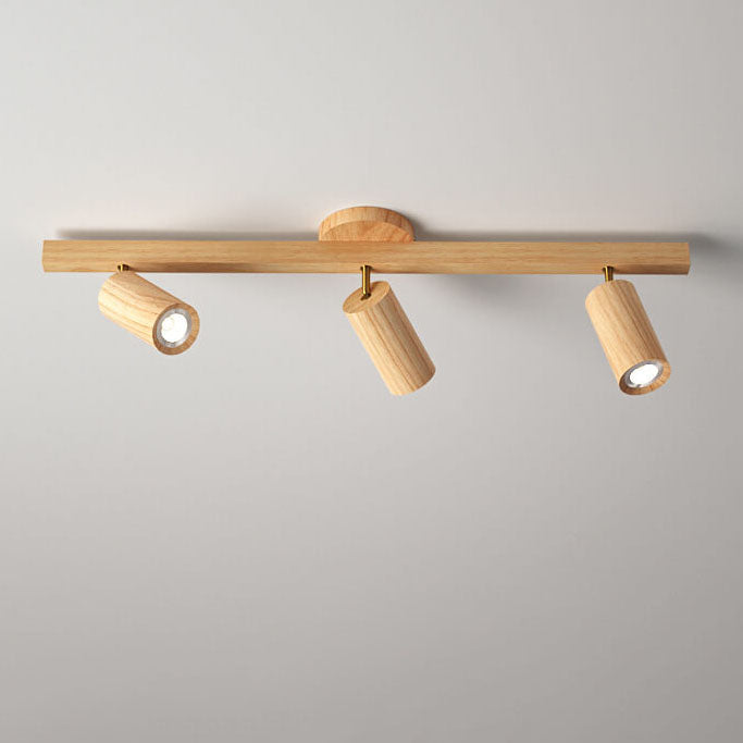 Simple Log Spotlight Track LED Semi-Flush Mount Ceiling Light Lumendat