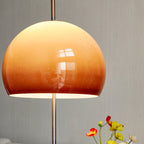 Contemporary Retro Mushroom Hardware Glass 2-Light Standing Floor Lamp For Living Room Lumendat