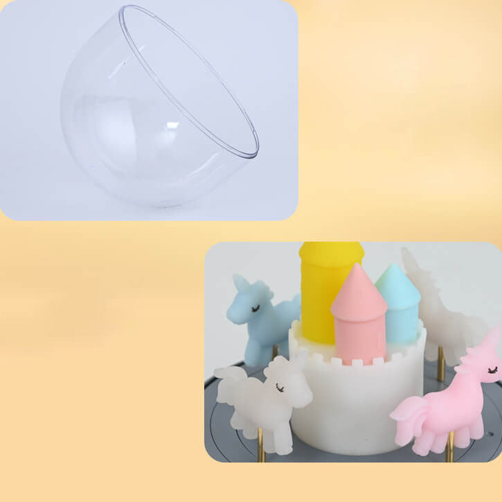 Lumendat Creative Carousel Octavo Bluetooth Kids Night Light Table Lamp Lumendat