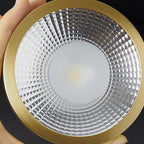 Nordic Light Luxury All Copper Ultra-thin LED Flush Mount Light BulbSquare