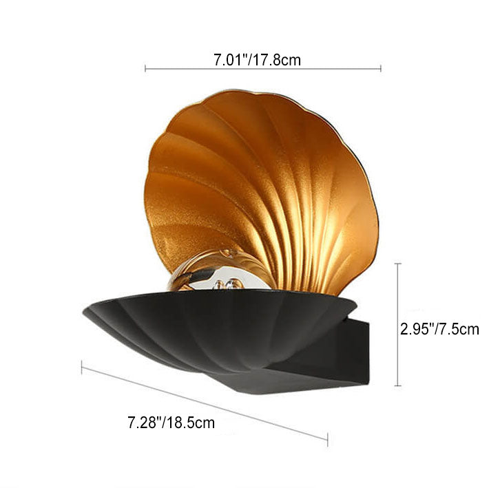 Outdoor Waterproof Creative Shell Aluminum LED Wall Sconce Lamp Lumendat