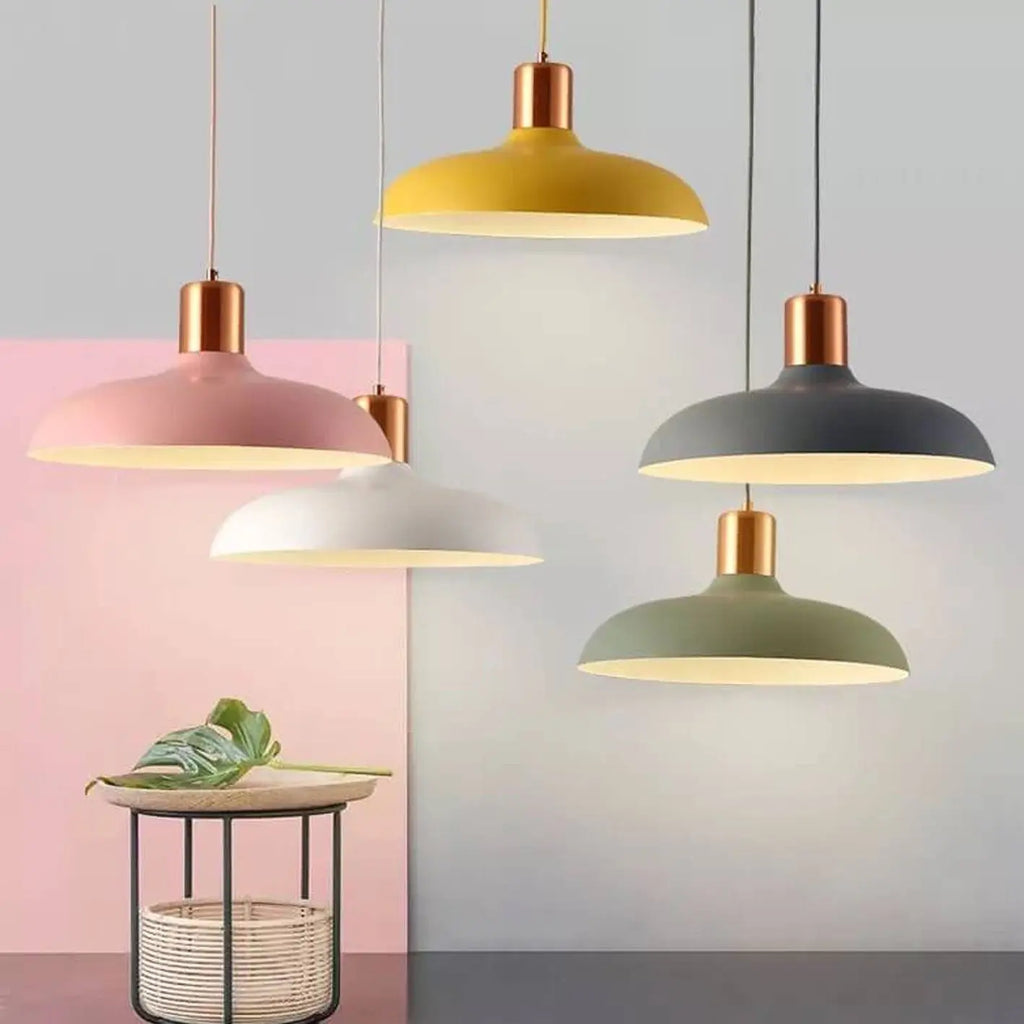 Nordic Creative Macaron Color 1-light Pendant Light BulbSquare