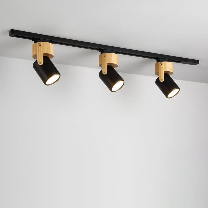 Modern Minimalist Hardware Long Spotlight Track Light 1/3 Light LED Flush Mount Ceiling Light For Living Room & Bedroom Lumendat