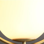 Modern Light Luxury Minimalist Oval Glass Orb 1/2-light Pendant Light BulbSquare