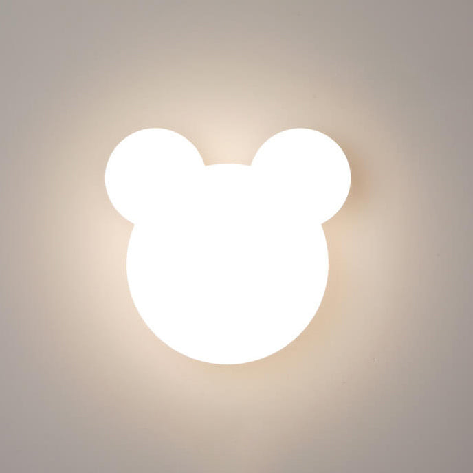 Lumendat Cartoon Minimalist Bear Shape LED Wall Sconce Lamp Lumendat