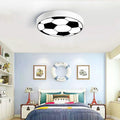 Cartoon Creative Round Football LED Kids Flush Mount Ceiling Light Lumendat