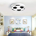 Cartoon Creative Round Football LED Kids Flush Mount Ceiling Light Lumendat