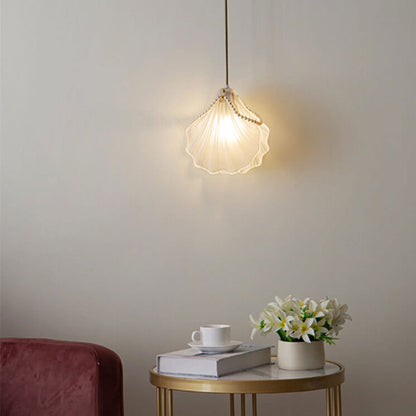 Creative Light Luxury Pearl Shell 1-Light Pendant Light