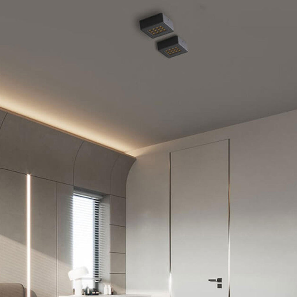 Minimalist Square Spotlight Downlight LED Flush Mount Ceiling Light