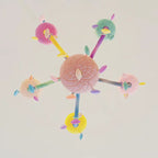 Modern Children's Princess Macaroon Candelabra Crystal Glass 5/6/8/10/12/15 Light Chandelier Lumendat