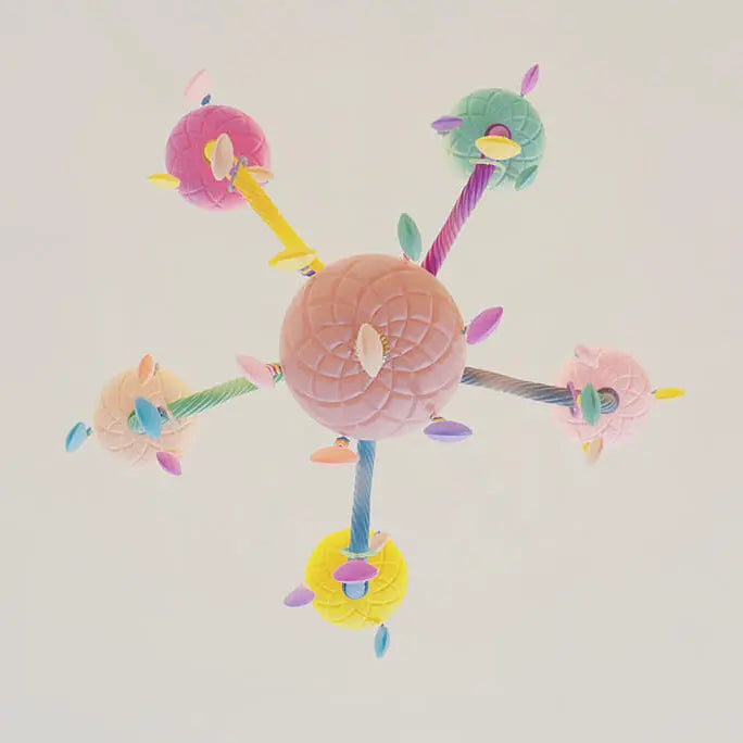 Modern Children's Princess Macaroon Candelabra Crystal Glass 5/6/8/10/12/15 Light Chandelier Lumendat