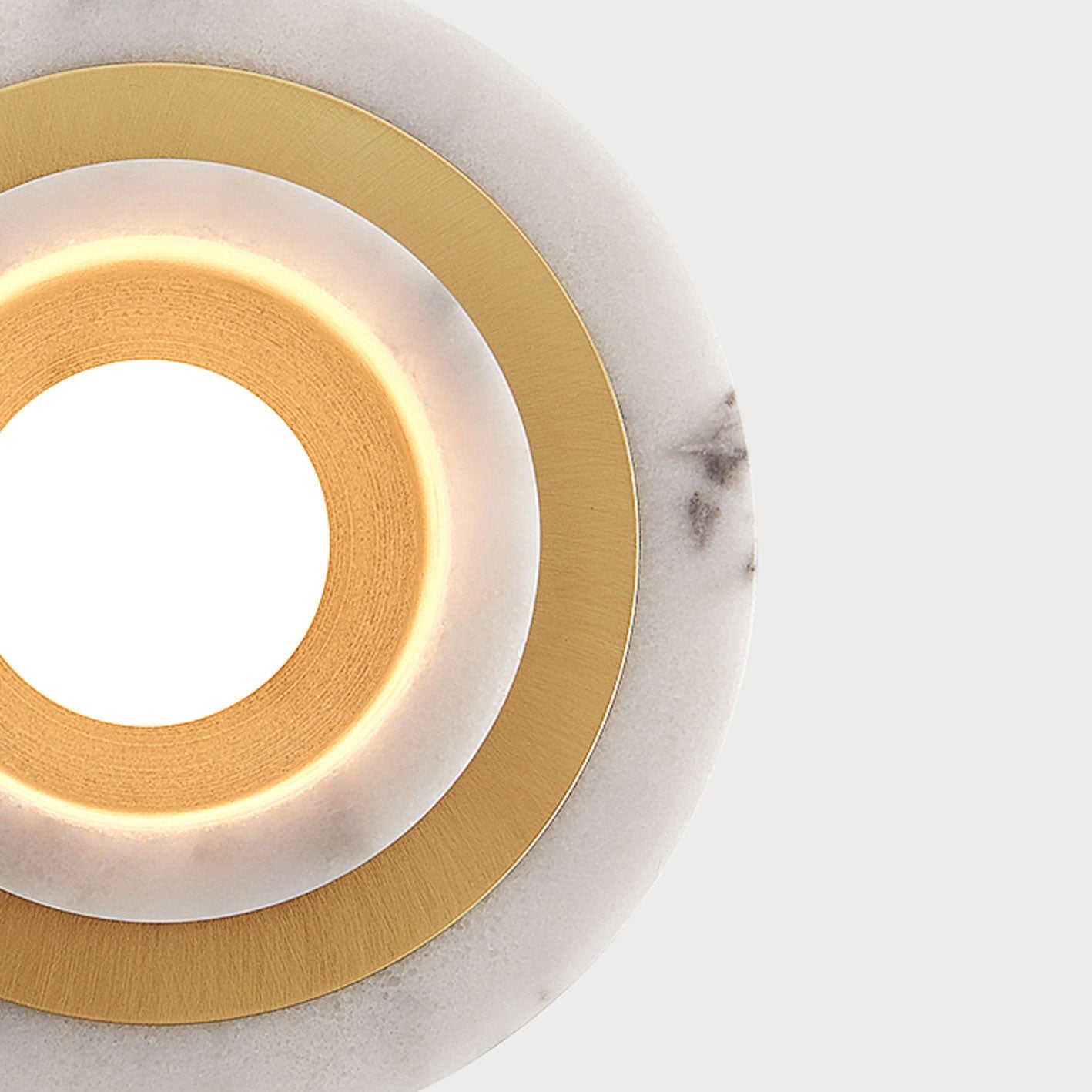 Modern Light Luxury Marble Metal 1-light Pendant Light