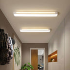 Nordic Minimalist Long LED Flush Mount Ceiling Light BulbSquare