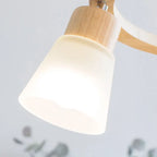Nordic Minimalist Solid Wood Bird 3/5-light Chandelier Lumendat