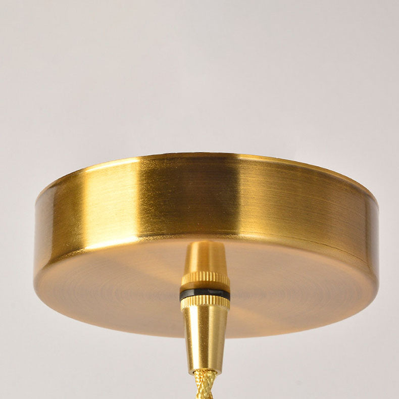Modern Light Luxury Minimalist Oval Glass Orb 1/2-light Pendant Light BulbSquare