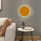 Modern Minimalist Colorful Round Iron LED Wall Sconce Lamp