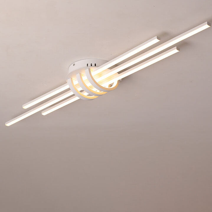 Modern Minimalist Long LED Flush Mount Lighting Lumendat