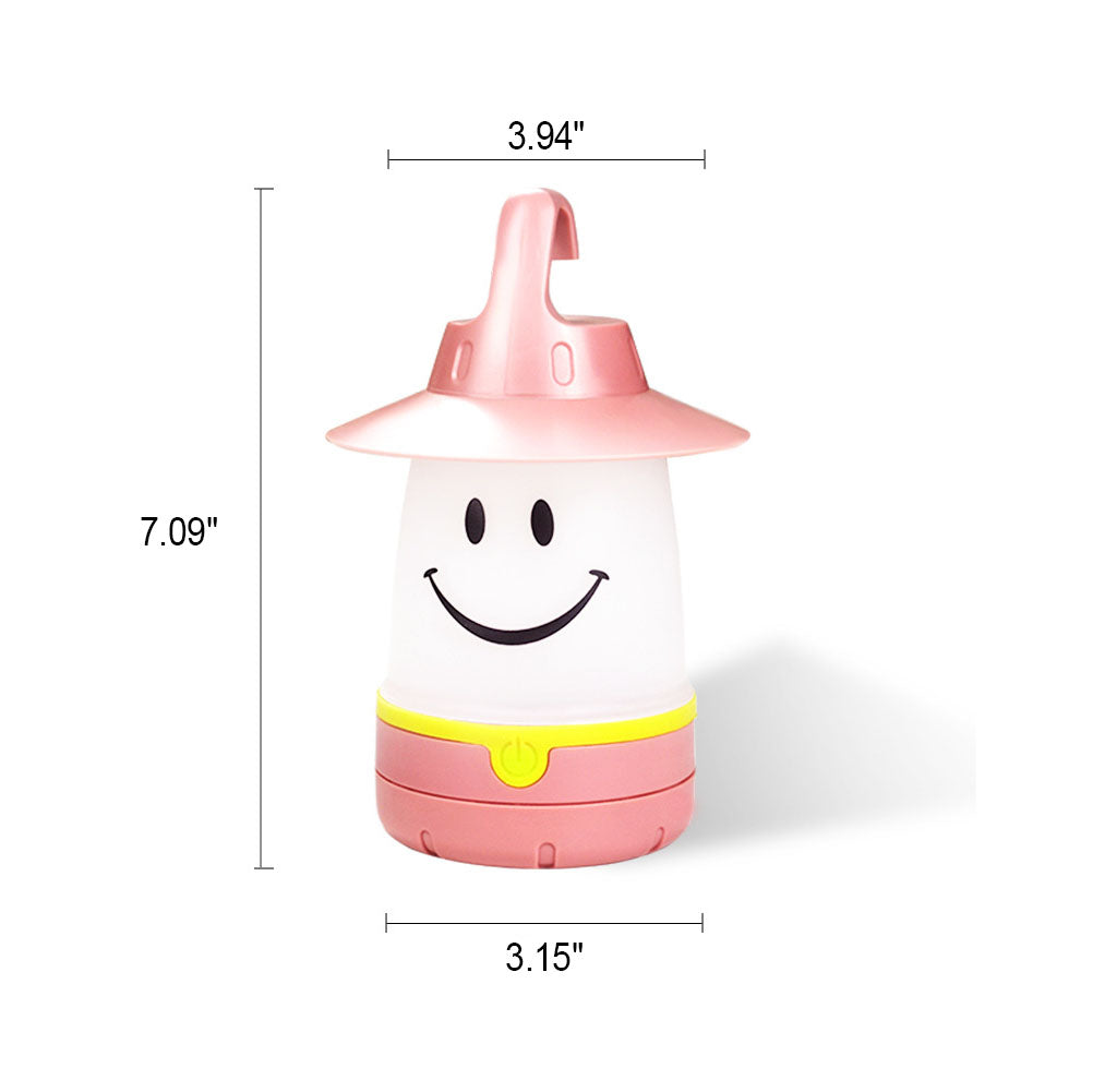 Creative Smiley Lantern Outdoor Camping LED Decorative Table Lamp Lumendat