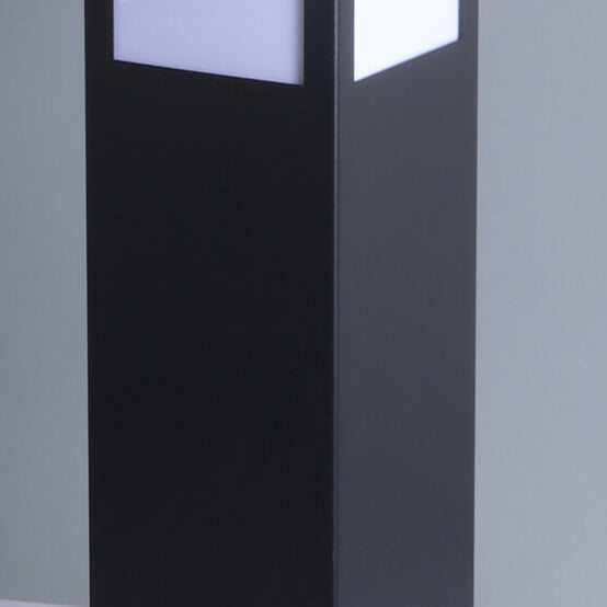 Modern Solar Lawn Square Column Outdoor Waterproof Path Lamp Lumendat