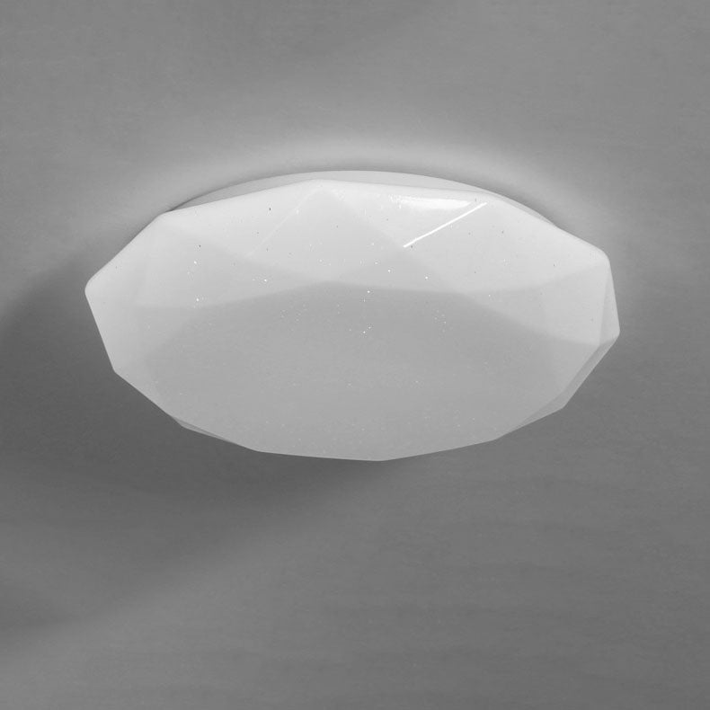 Modern Simplicity Full Sky Star Diamond Shape LED Flush Mount Ceiling Light for Living Room