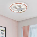 Lumendat Childlike Creative Cartoon Rabbit Design LED Flush Mount Light Lumendat