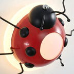 Lumendat Contemporary Creative Cartoon Beetle Acrylic LED Kids Wall Sconce Lamp For Bedroom Lumendat