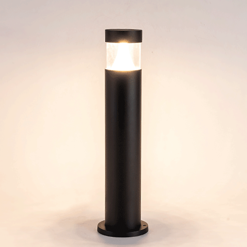 Contemporary Industrial Aluminum Column LED Waterproof Lawn Landscape Light For Garden Lumendat