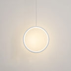 Minimalist Circle 1-light LED Metal Shade Pendant Light BulbSquare