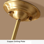 Fabric 1-light Drum Semi-flush Mount Lighting