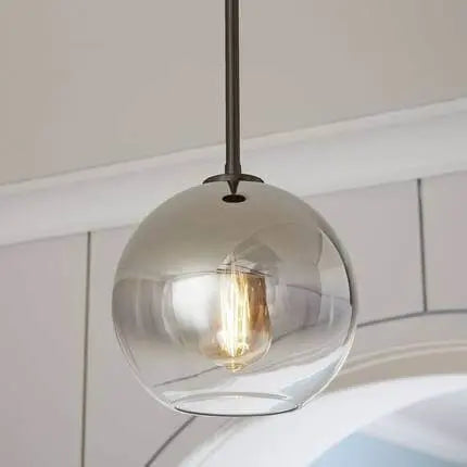 Nordic Gradient Glass 1-light Globe Pendant Light Lumendat